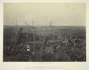 Vue de Kenesaw Mountain, Ga. - George N. Barnard