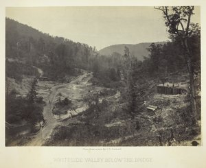 Vallée de Whiteside sous le pont - George N. Barnard