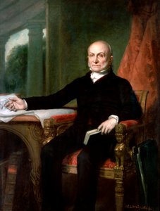 Portrait Officiel du Président John Quincy Adams par George P.A. Healy - George Peter Alexander Healy