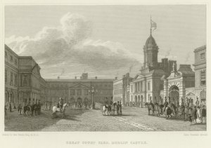 Grande cour au château de Dublin