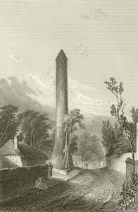 La Tour Ronde de Clondalkin, Dublin, Irlande