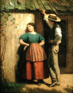 Cour rustique, vers 1859-60
