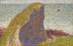 Le Bec du Hoc, Grandcamp Étude - George Pierre Seurat