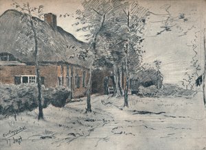 Une ferme hollandaise, vers 1900 - George Poggenbeek