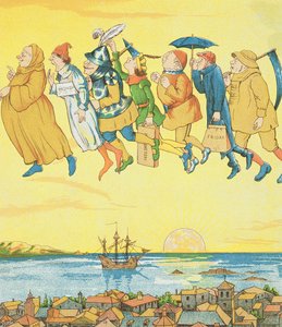 Les jours de la semaine, illustration de Rumpelstiltskin