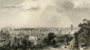 Ville de New York, depuis Brooklyn Heights