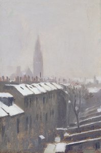Duke Street sous la neige, Édimbourg, 1870 - George Reid