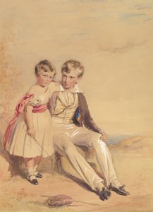 Portrait de deux enfants, 1837