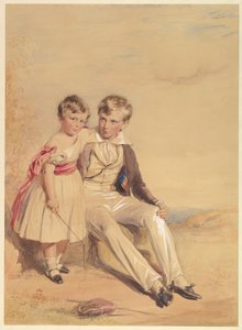 Portrait de deux enfants - George Richmond