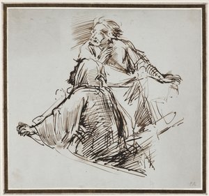 Deux Figures Masculines, vers 1829