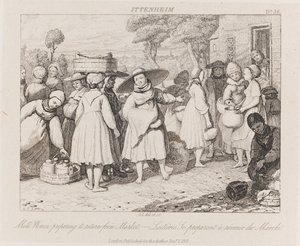 Femmes laitières, Ittenheim, c.1821