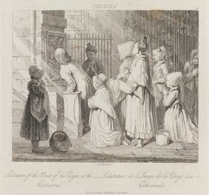 Vierge saluant, Vienne, vers 1821