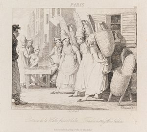 Femmes se reposant, Paris, vers 1821