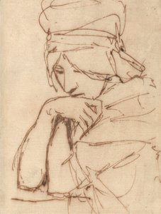 Une femme pensive - George Romney