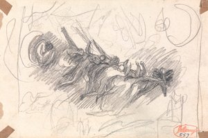Attaquer les démons pour la tentation du Christ - George Romney
