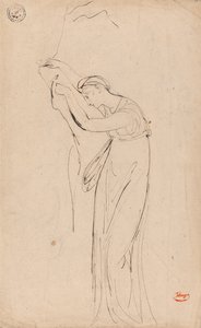 Femme captive ou déprimée : Peut-être Andromaque - George Romney