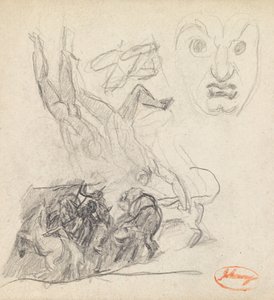 Figure Composition Étude 21 avec un visage - George Romney