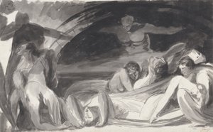 Howard visitant une prison - George Romney