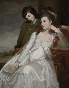 Jane, duchesse de Gordon et son fils, George - George Romney