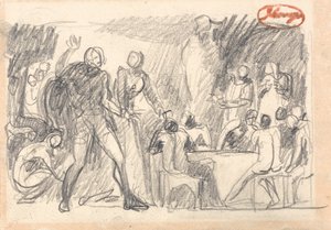 MacBeth : Scène du banquet - George Romney