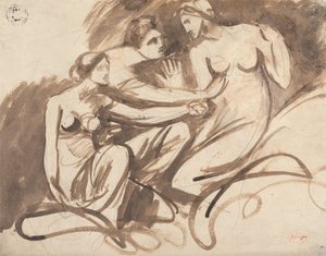 Macbeth : Les trois sorcières - George Romney