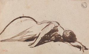 Femme prostrée - George Romney
