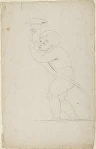 Putto tenant une torche - George Romney
