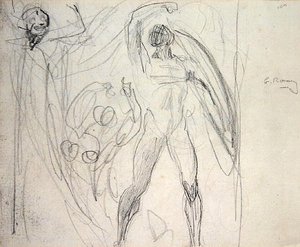 Satan, le péché et la mort - George Romney