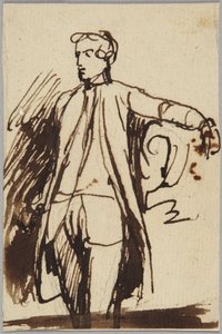Figure masculine debout
