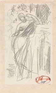 Femme debout - George Romney