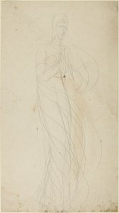 Figure féminine debout - George Romney