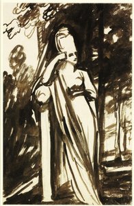 Femme debout près d
