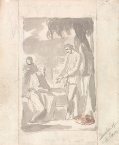 Étude pour le portrait du major Thomas Pearson et du brahmane