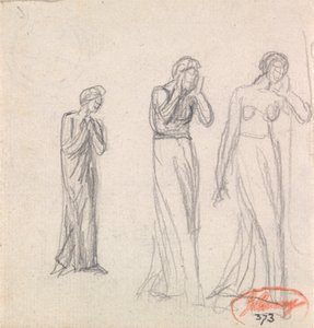 Trois femmes qui se lamentent - George Romney