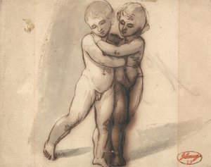 Deux enfants nus - George Romney