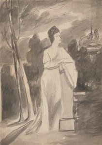 Femme à une colonne