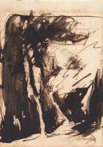 Boisé Paysage - George Romney