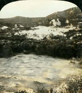 Le Pot de Bouillie, Whaka, Rotorua, Nouvelle-Zélande, vers 1909