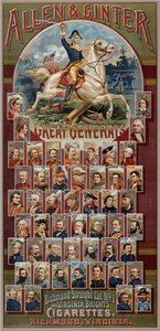 La série des Grands Généraux pour Allen & Ginter Cigarettes Brands - George S. Harris