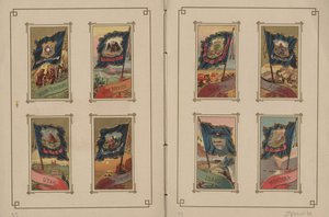 Drapeaux de toutes les nations et des États-Unis d