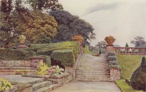 Condover, les marches de la terrasse