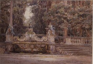Dans les bois, Villa Corsini, Florence
