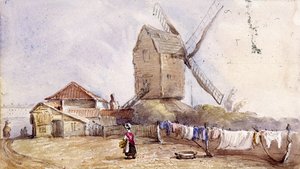 Un moulin à vent à Blackheath, Greenwich, Londres