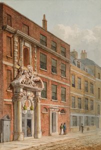 La Merchant Taylors Hall, Londres, vers 1810