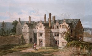 Vue de Trerice, Cornouailles, 1819