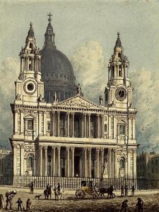 Façade ouest de la cathédrale Saint-Paul - George Shepherd