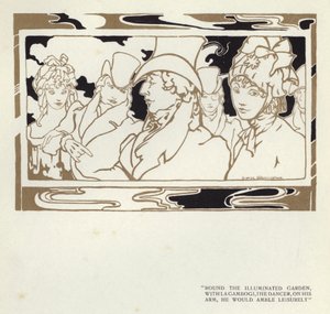 Illustration pour The Happy Hypocrite par Max Beerbohm