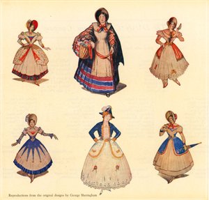 Dessins originaux pour HMS Pinafore - George Sheringham