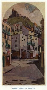 La Duègne par Sheridan : Scène de rue à Séville