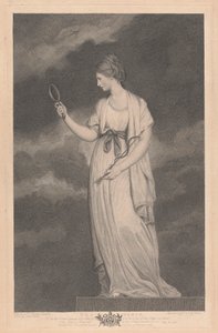 Fenêtre Ouest de la Chapelle, New College Oxford : Les Vertus - Prudence